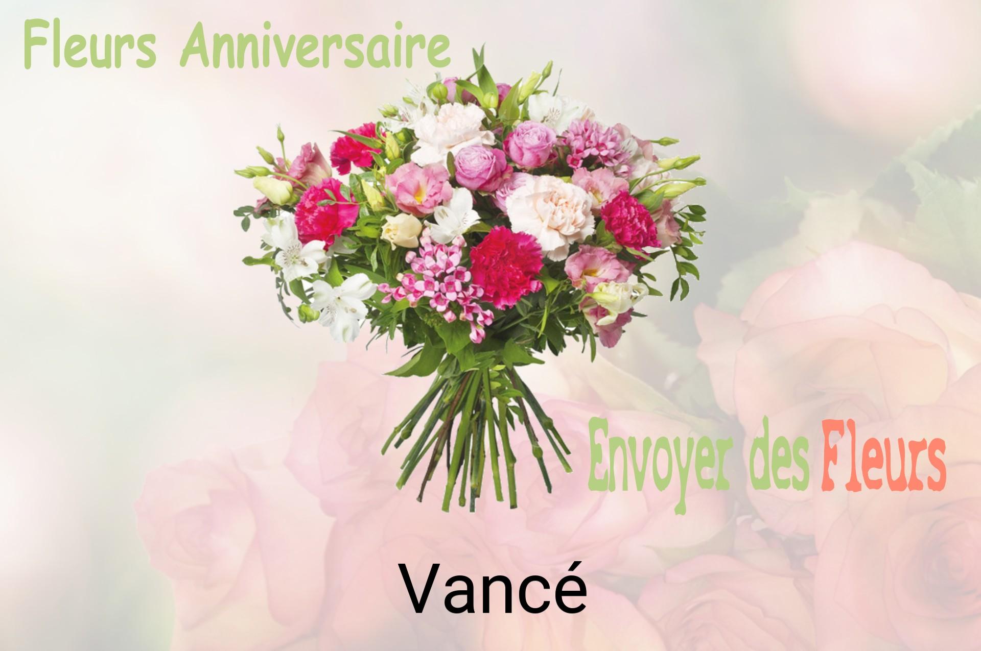 Bouquet de fleurs d’anniversaire livré à Vancé